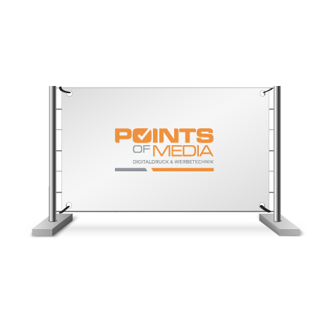 Bauzaunbanner | B 340 cm x H 173 cm | einseitig bedruckt
